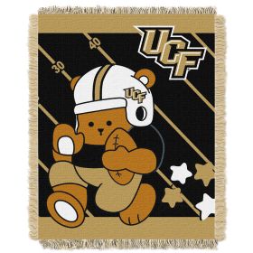 Central Florida OFFICIAL Collegiate "Half Court" Baby Woven Jacquard Throw