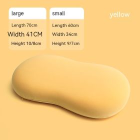 Cat Belly Pillow Cat Pillow Memory Pillow Sleeping Cute (Option: Golden Yellow Large-As Shown In The Figure)