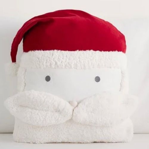 Christmas Gift Style Pillow Embroidered Affixed Cloth Embroidered Cushion