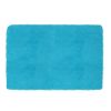 Fluffy Bedroom Rug 4' x 2.6' Anti-Skid Shaggy Area Rug Decorative Floor Carpet Mat