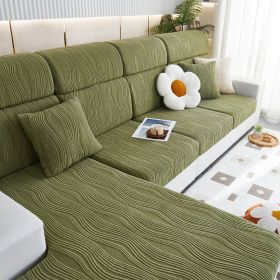 Four Seasons Universal Non-slip All-inclusive Stretch Sofa Cover (Option: Green-Backrest M Code)