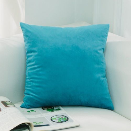 Dutch Suede Pillow Cushion Sofa Cushion Office Lumbar Bed Head Backrest Velvet Pillow Cover